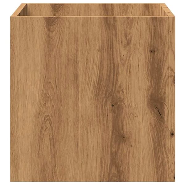 vidaXL plantekasse 40x40x40 cm konstrueret træ kunsteg