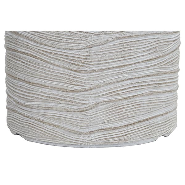 Sett med blomsterpotter Home ESPRIT Beige Fiberglass Magnesium 44,5 x 44,5 x 44 cm (3 enheter)