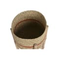 Miniatyrbilde 2 av 5: Sett med blomsterpotter Home ESPRIT Naturell Jute Treverk av mangotre 26 X 26 X 67 cm (2 Deler)