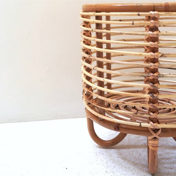 Rootz Rattan Planteholder Planteholder Urtepotteholder MALANG beige