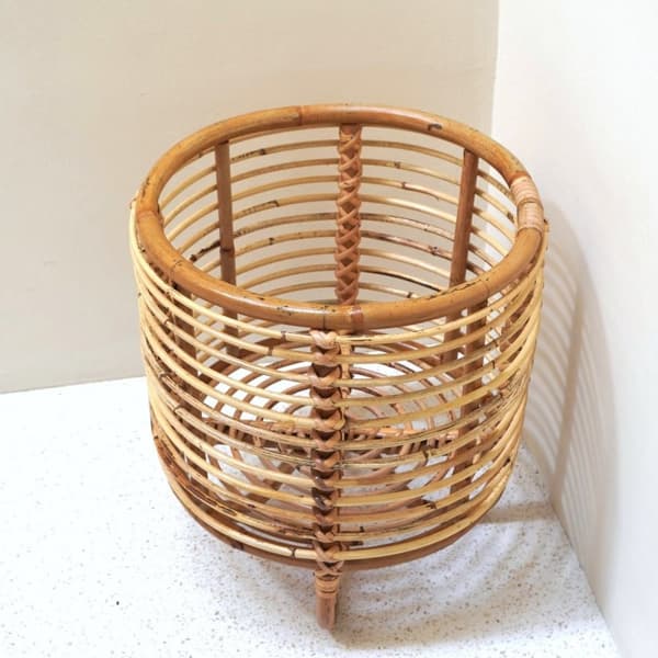 Rootz Rattan Planteholder Planteholder Urtepotteholder MALANG beige