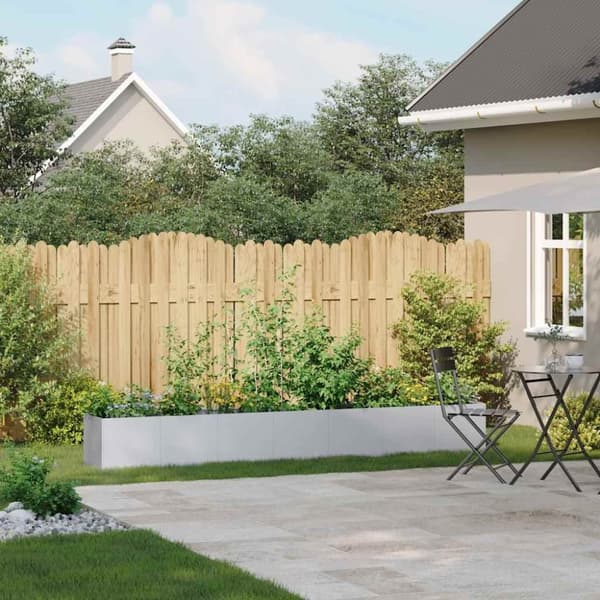 vidaXL Plantekasse 280x40x40 cm galvanisert stål