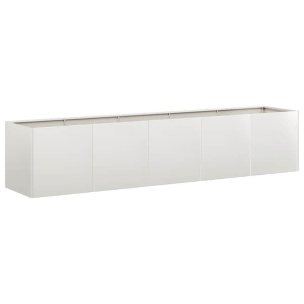 vidaXL Plantekasse 200x40x40 cm rustfritt stål