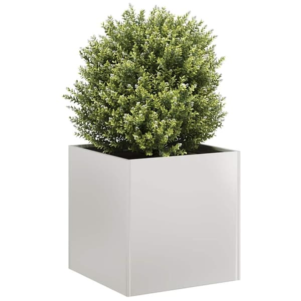 vidaXL plantekasse 40x40x40 cm rustfrit stål