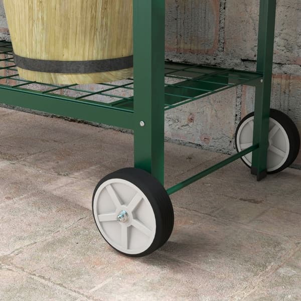 Rootz Højhaveseng - Forhøjet plantekasse - Metalplantepotte - Rygvenligt design - 109 cm x 44 cm x 80 cm