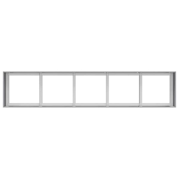 vidaXL Plantekasse 200x40x40 cm galvanisert stål