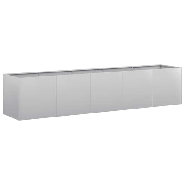 vidaXL Plantekasse 200x40x40 cm galvanisert stål