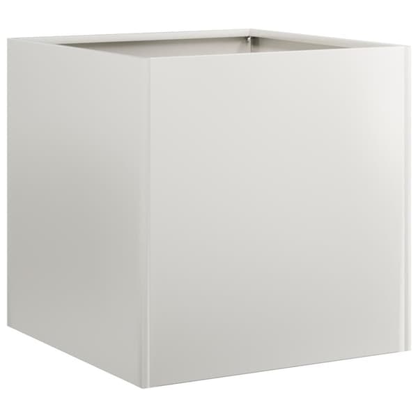 vidaXL Plantekasse 40x40x40 cm rustfritt stål