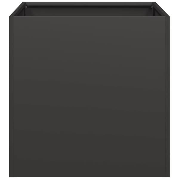 vidaXL plantekasse 40x40x40 cm koldvalset stål sort
