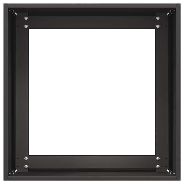vidaXL plantekasse 40x40x40 cm koldvalset stål sort