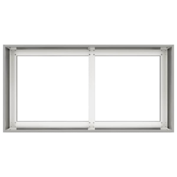 vidaXL Plantekasse 80x40x40 cm rustfritt stål