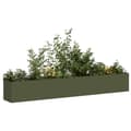 Miniatyrbillede 2 af 10: vidaXL plantekasse olivengrøn 280x40x40 cm koldvalset stål