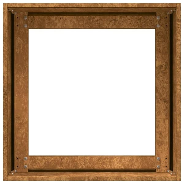 vidaXL Plantekasse Rusty 40x40x40 cm forvitringsstål