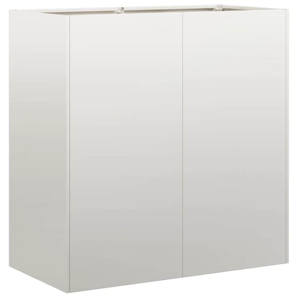 vidaXL Plantekasse 80x40x80 cm rustfritt stål