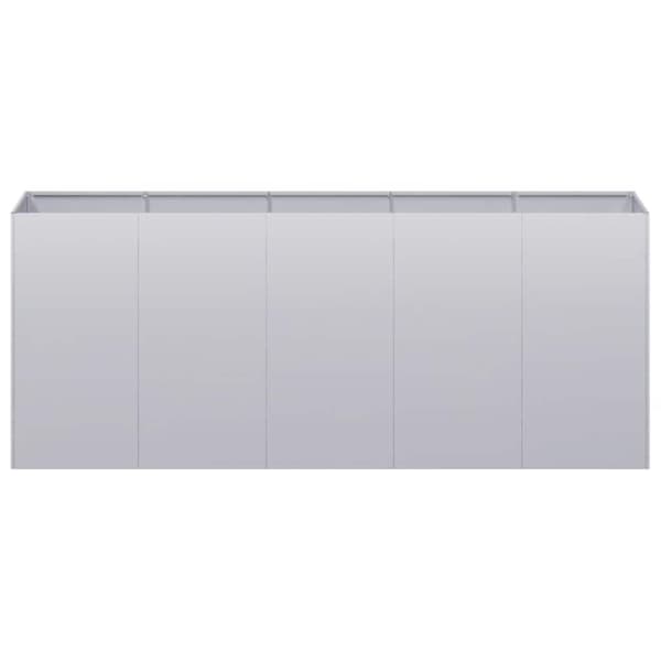 vidaXL Plantekasse 200x40x80 cm galvanisert stål