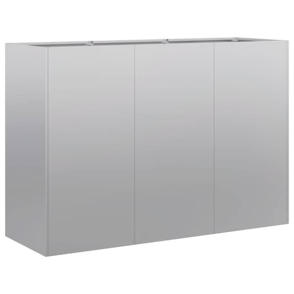 vidaXL Plantekasse 120x40x80 cm galvanisert stål