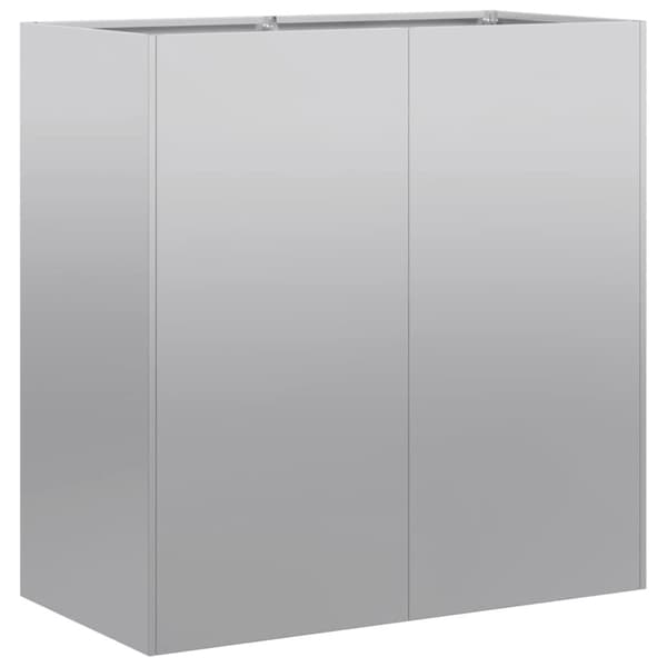 vidaXL plantekasse 80x40x80 cm galvaniseret stål