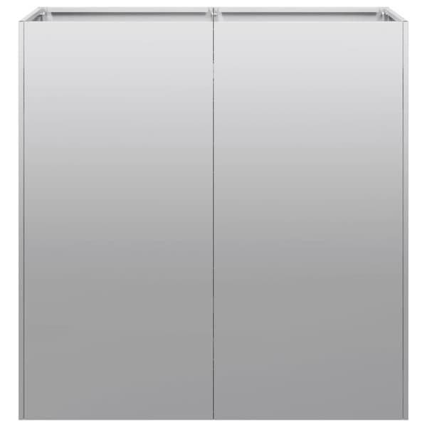 vidaXL plantekasse 80x40x80 cm galvaniseret stål