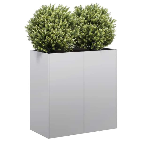 vidaXL plantekasse 80x40x80 cm galvaniseret stål