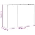 Pikkukuva 10 / 10: vidaXL Kukkalaatikko ruoste 120x40x80 cm säänkestävä teräs