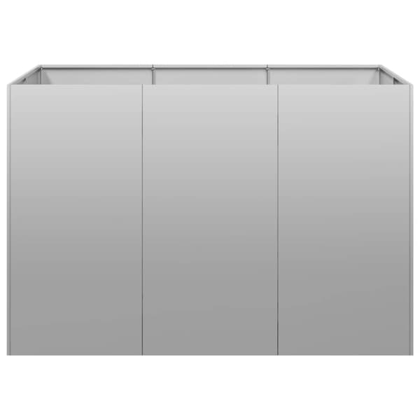 vidaXL plantekasse 120x80x80 cm galvaniseret stål