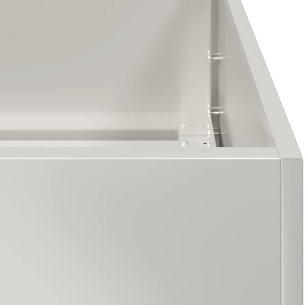 vidaXL plantekasse 120x80x80 cm rustfrit stål