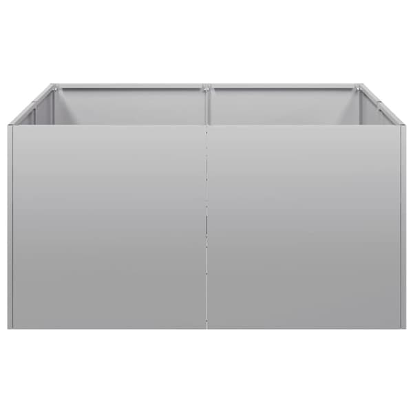 vidaXL Plantekasse 80x80x40 cm galvanisert stål