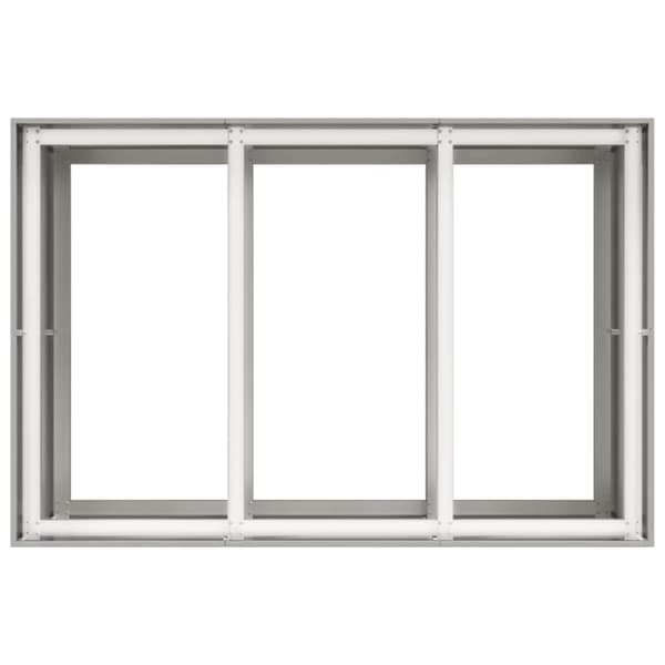 vidaXL Plantekasse 120x80x80 cm rustfritt stål