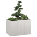 Miniatyrbilde 2 av 10: vidaXL Plantekasse 120x80x80 cm rustfritt stål