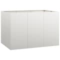 Miniatyrbilde 1 av 10: vidaXL Plantekasse 120x80x80 cm rustfritt stål
