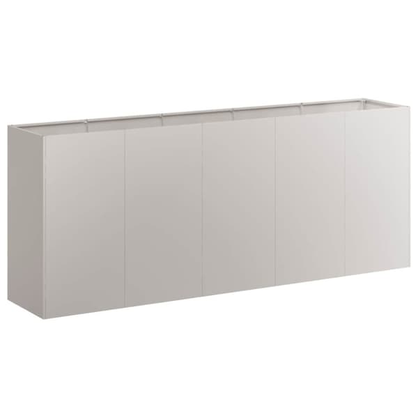 vidaXL plantekasse rustfarvet 200x40x80 cm forvitringsstål