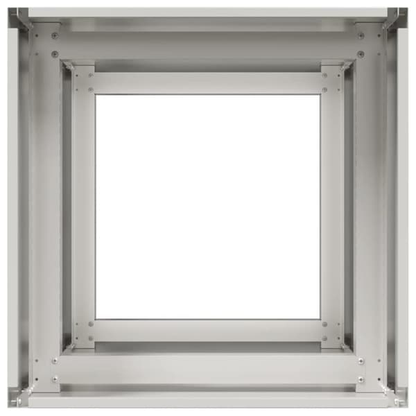 vidaXL plantekasse 40x40x80 cm rustfrit stål