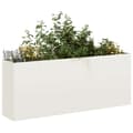 Miniatyrbillede 2 af 10: vidaXL plantekasse hvid 200x40x80 cm koldvalset stål