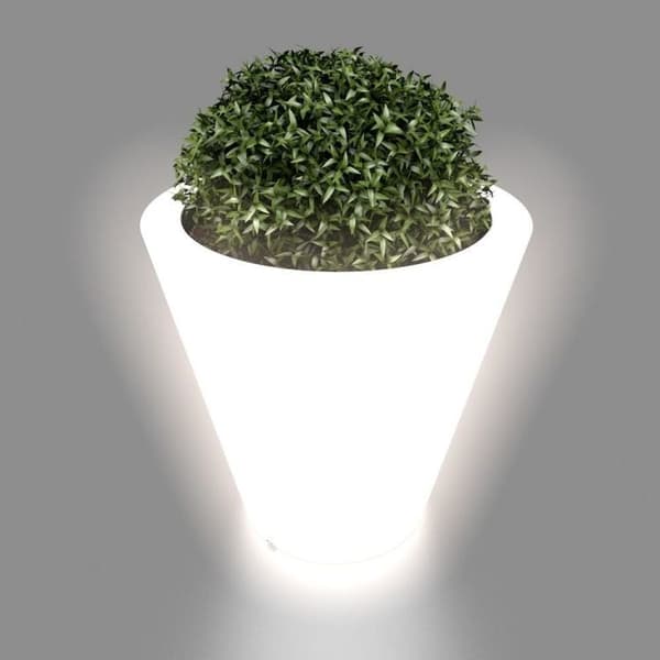 Moderne Belyst Blomsterpotte - Elegant Design Til Indretningsdesignere