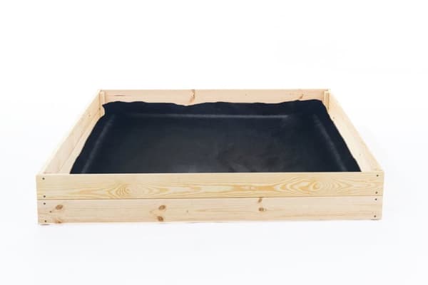80x80x20 cm Multifunktionel Træ Dyrkeboks med Bunddug til Balkon & Små Haver