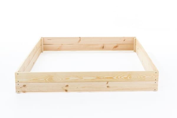 80x80x20 cm Multifunktionel Træ Dyrkeboks med Bunddug til Balkon & Små Haver