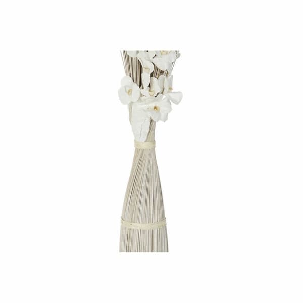 Kimppu DKD Home Decor 8424001847440 Gėlės Harmaa Valkoinen Kuivakukka (40 x 40 x 150 cm) (2 osaa)