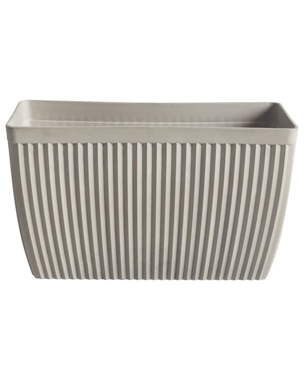 Blomsterpotte Beige Steinblanding Polyresin 73 x 32 cm Rektangulær Matt Matt Innendørs og Utendørs Bruk