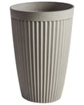 Miniatyrbilde 1 av 7: Blomsterpotte Beige Stenblanding Polyresin ⌀ 39 cm Høy Matt Matt Innendørs og Utendørs Bruk