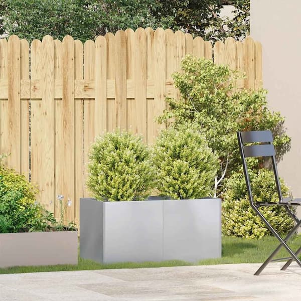 vidaXL plantekasse 80x40x40 cm galvaniseret stål