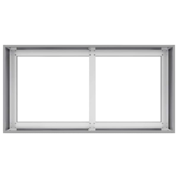 vidaXL plantekasse 80x40x40 cm galvaniseret stål