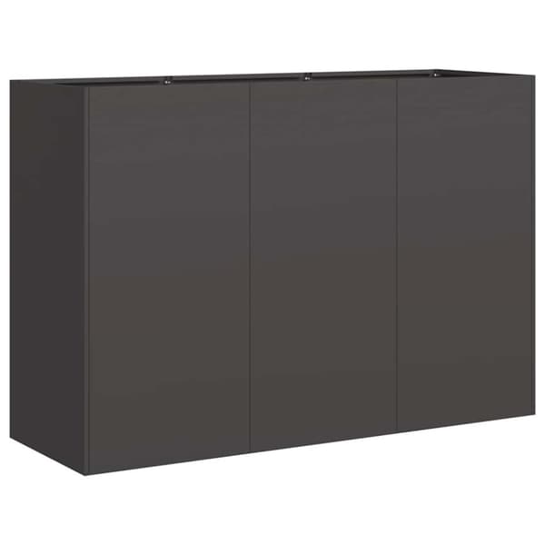 vidaXL plantekasse 120x40x80 cm koldvalset stål sort