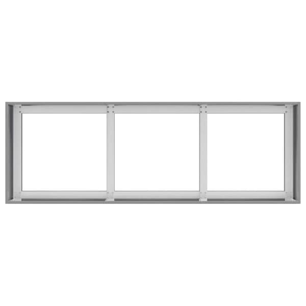 vidaXL plantekasse 120x40x40 cm galvaniseret stål