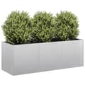 Miniatyrbillede 2 af 10: vidaXL plantekasse 120x40x40 cm galvaniseret stål