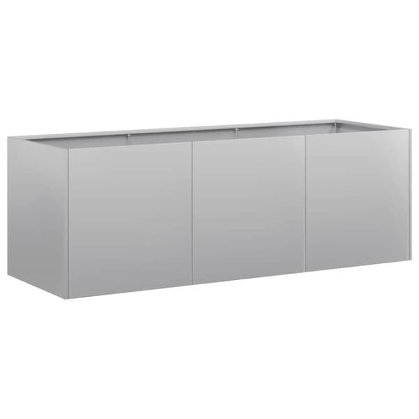vidaXL plantekasse 120x40x40 cm galvaniseret stål