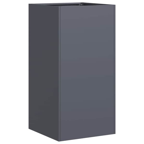 vidaXL Plantekasse antrasitt 40x40x80 cm kaldvalset stål