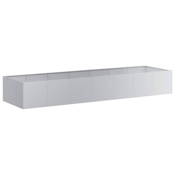 vidaXL plantekasse 280x80x40 cm galvaniseret stål