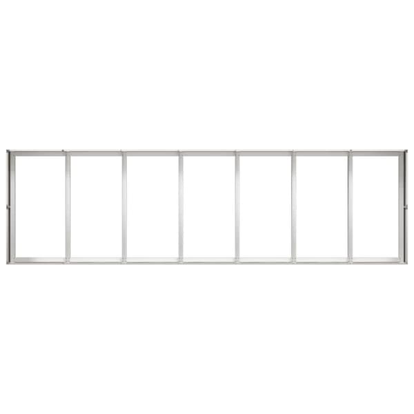 vidaXL plantekasse 280x80x40 cm rustfrit stål