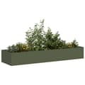 Miniatyrbillede 2 af 10: vidaXL plantekasse 280x80x40 cm stål olivengrøn