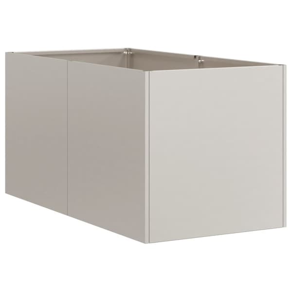vidaXL Plantekasse rust 40x80x40 cm forvitringsstål